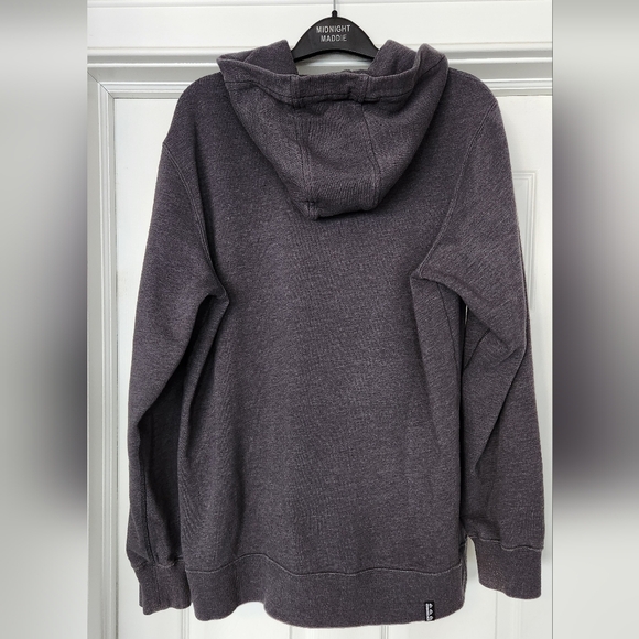 Quicksilver gray hooded zip front sweater - Picture 4 of 7